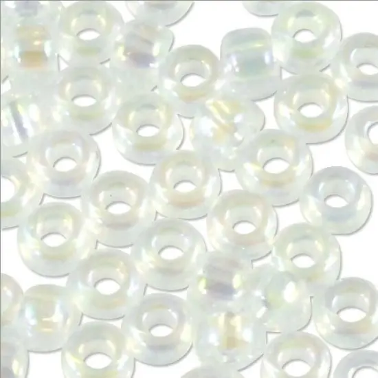 Miyuki Round Rocaille Seed Bead 8/0 Transparent Rainbow Crystal {2}