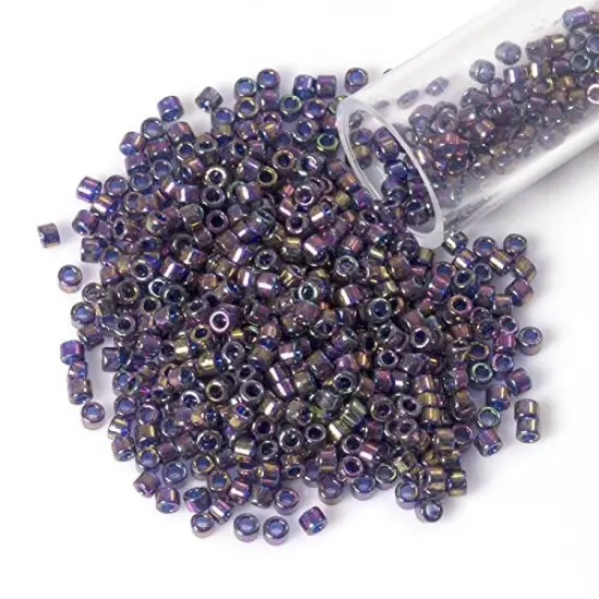 Miyuki Delica Seed Bead 11/0 Gold Luster Cobalt AB {3}