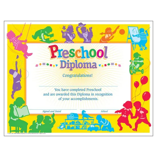 Classic Preschool Diploma, 30 Per Pack, 6 Packs {2}