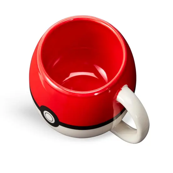 Pokemon Pokeball Molded Ceramic Coffee Mug {4}