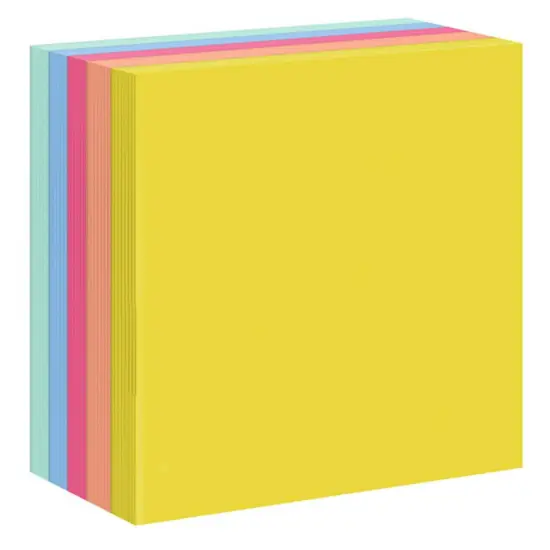 Super Sticky Notes, 3x3 in, Summer Joy Collection, Assorted Colors, 90 Sheets/Pad, 5 Pads/Pack, 2 Packs {3}