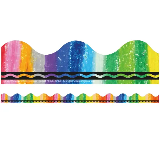 Crayola&reg; Rainbow Deco Trim&reg;, 37 Feet Per Pack, 6 Packs {3}