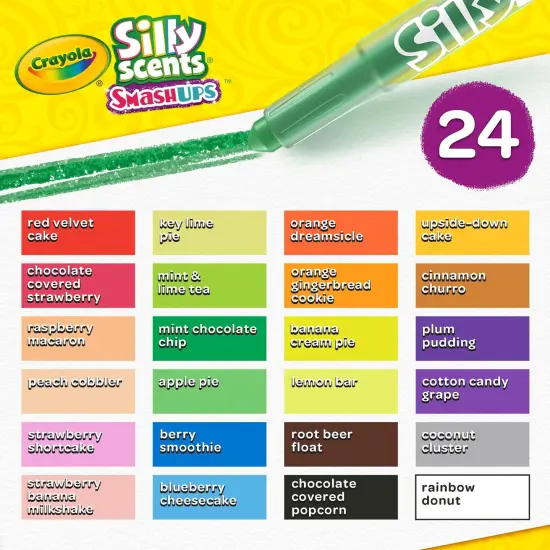 Silly Scents&trade; Smash Ups Mini Twistables Scented Crayons, 24 Per Pack, 4 Packs {3}