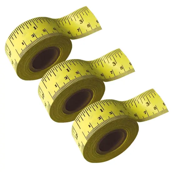 Ruler Tape, 1"W x 500"L, 3 Rolls {1}