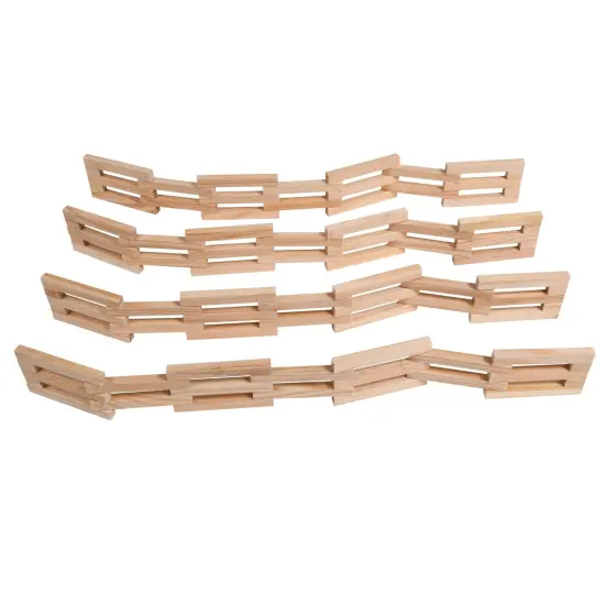 Wooden Fences - Set of 4 {1}