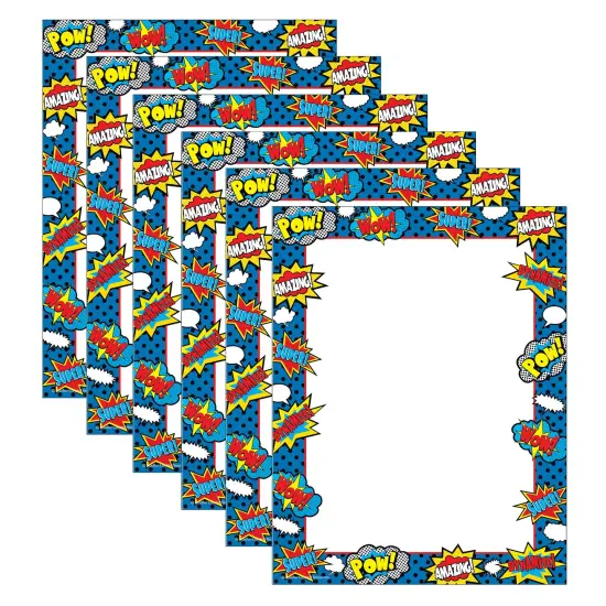 Superhero Computer Paper, 50 Sheets Per Pack, 6 Packs {1}