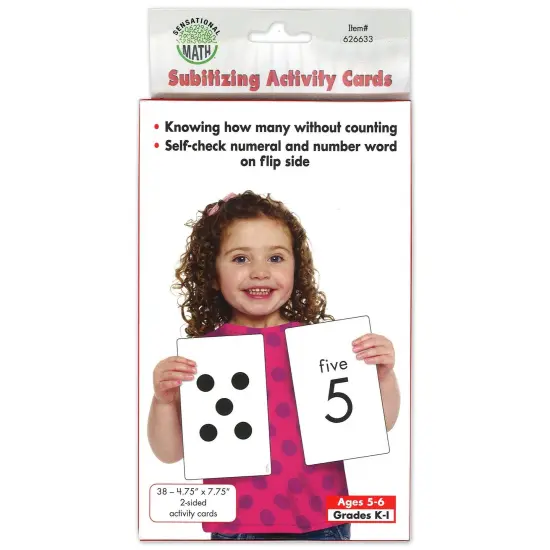 Subitizing Activity Cards, 38 Per Pack, 3 Packs {4}