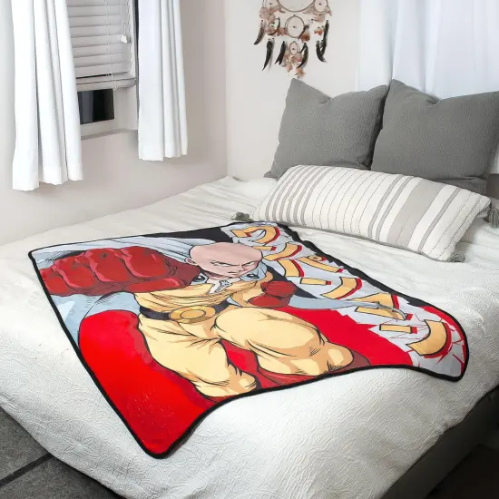 One-Punch Man Fleece Throw Blanket | 45 x 60 Inches {7}