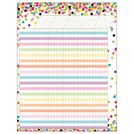 Confetti Incentive Chart, Pack of 6 {2}