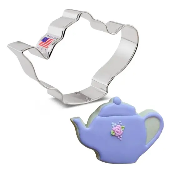 Ann Clark Teapot Cookie Cutter 4 1/4" {1}