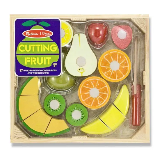 Cutting Fruit Set - Wooden Play Food {1}