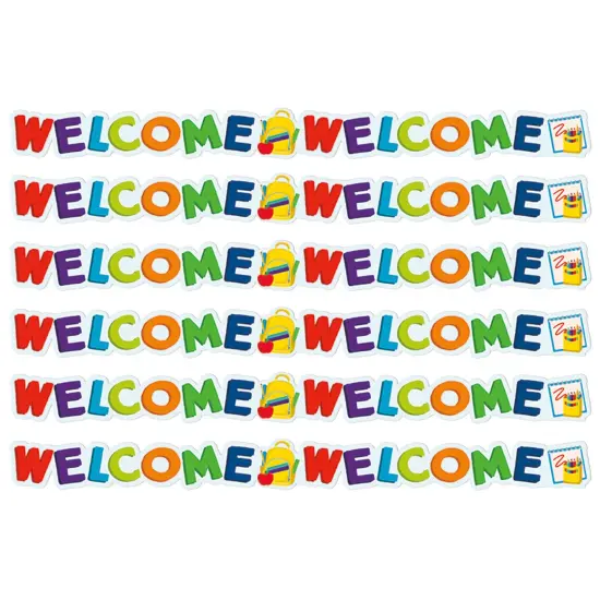 Welcome Extra Wide Deco Trim&reg;, 37 Feet Per Pack, 6 Packs {1}