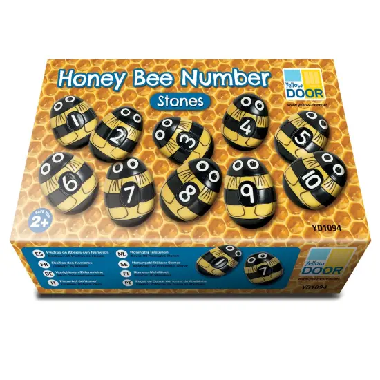 Honey Bee Number Stones, Set of 20 {2}
