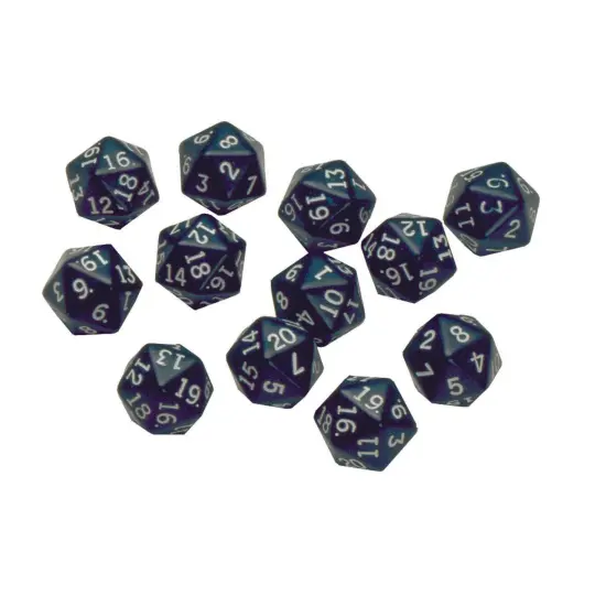 Polyhedra Dice - 20 Sides - 12 Per Pack - 3 Packs {1}