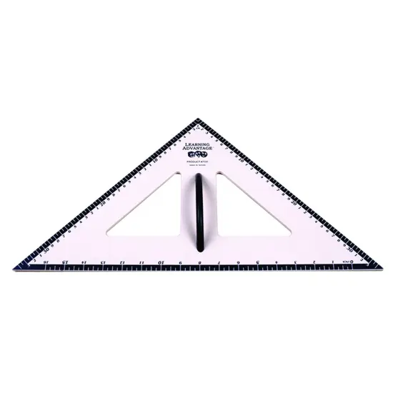 Dry Erase Magnetic Triangle - 45/45/90 Degrees, Pack of 2 {4}