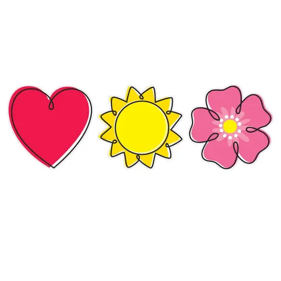 Seasonal Accents 10" Designer Cut-Outs, 12 Per Pack, 3 Packs {3}