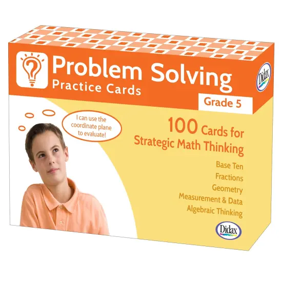 Problem Solving Practice Cards, Grade 5 {1}