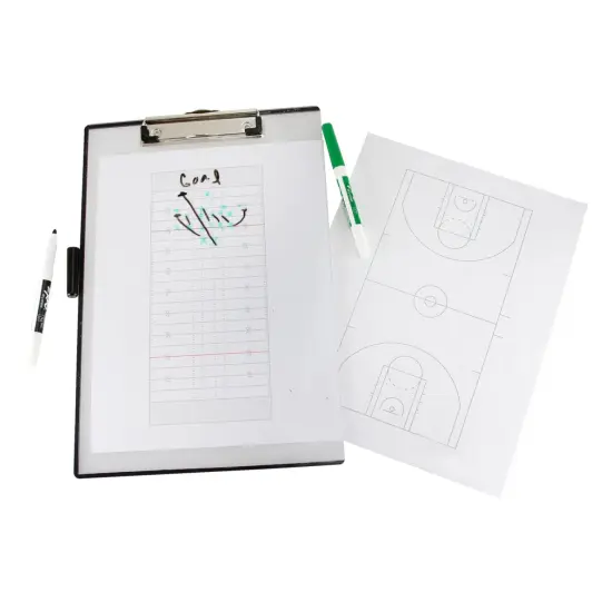 Unbreakable Quick Reference Clipboard with Dry Eraseable Transparent Protective Cover, Clear, Pack of 2 {6}