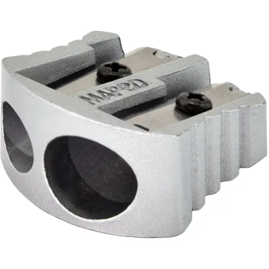 Classic 2 Hole Metal Pencil Sharpener, Display of 20 {3}