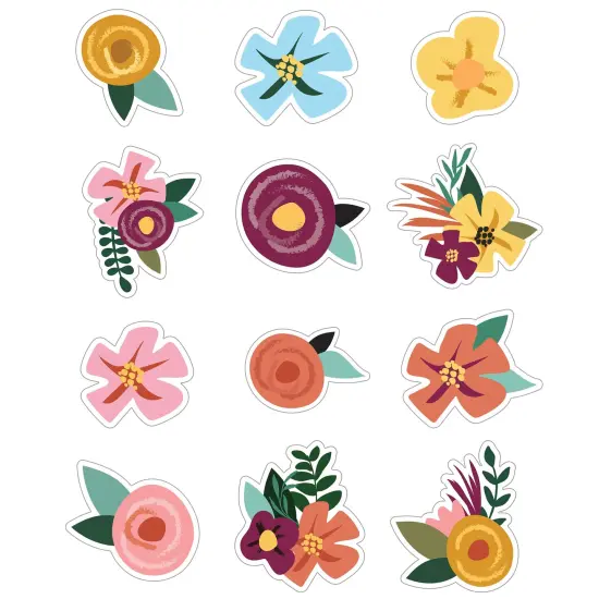 Grow Together Flowers Cut-Outs, 36 Per Pack, 3 Packs {1}