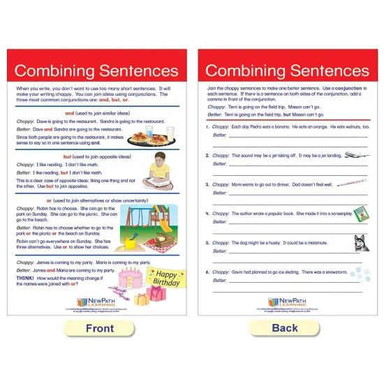 Usage: Sentences & Grammar Rules Bulletin Board Activity Chart Set {3}