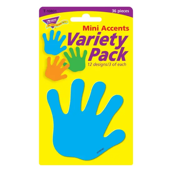 Handprints Mini Accents Variety Pack, 36 Per Pack, 6 Packs {2}
