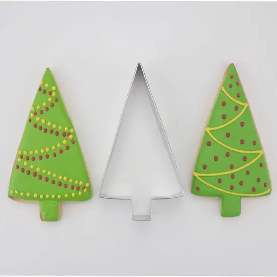 Ann Clark Streight Modern Style Tree Cookie Cutter 3.75" Christmas {4}