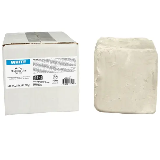 Air Dry Clay, White, 25 lbs. {1}