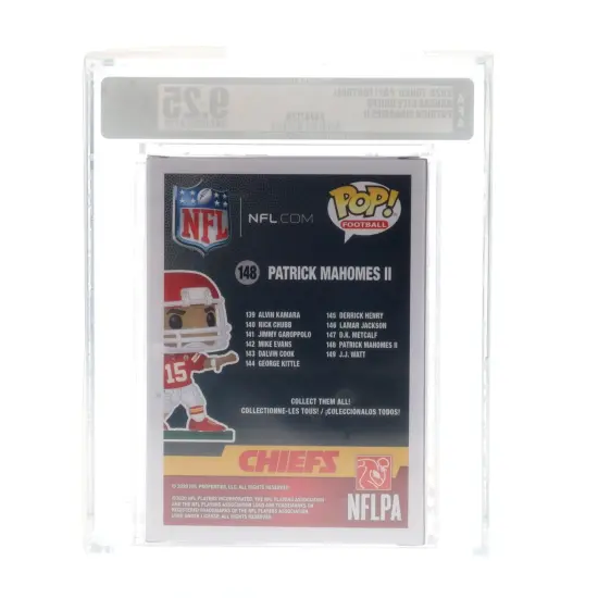 Kansas City Chiefs NFL Funko POP Vinyl Figure | Patrick Mahomes | Rated AFA 9.25 {4}
