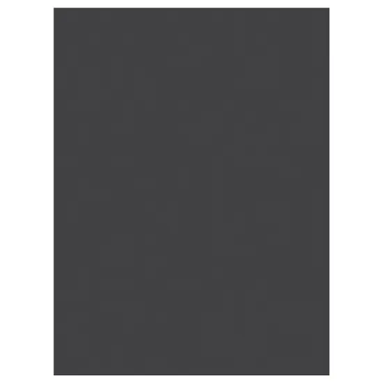 Construction Paper, Black, 9" x 12", 50 Sheets Per Pack, 10 Packs {3}