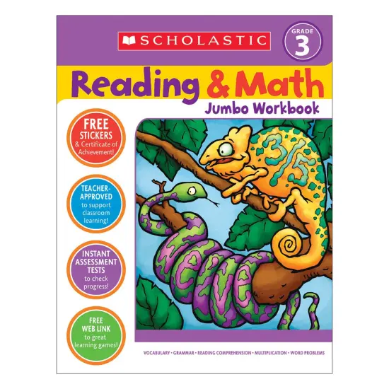 Reading & Math Jumbo Workbook: Grade 3 {1}