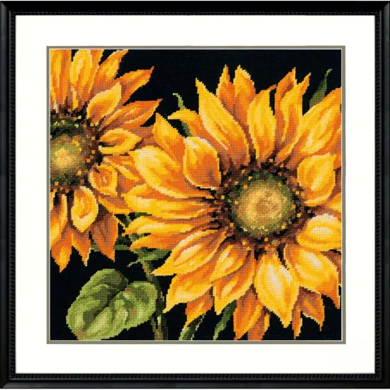 DimensionsDramatic Sunflowers Needlepoint Kit Multi {1}