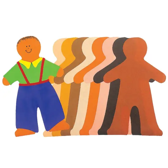 Paper Doll Pad, 8 Skin Tones, 40 Sheets Per Pad, 3 Pads {1}