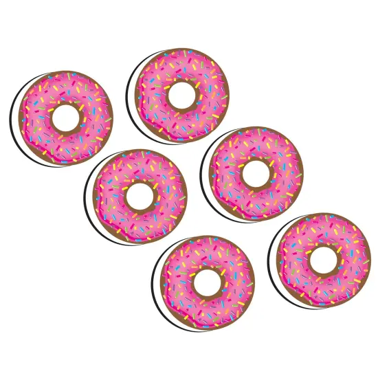 Magnetic Whiteboard Erasers, DonutFetti&reg;, Pack of 6 {1}