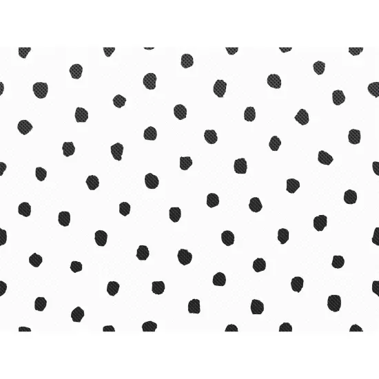 Fun Size Better Than Paper Bulletin Board Roll Black Painted Dots on White, Pack of 2 {3}