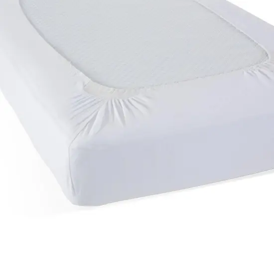 SafeFit&trade; Elastic Fitted Sheet, Compact-Size, White, Pack of 2 {2}