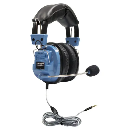 Deluxe Headset with Gooseneck Mic and In-Line Volume Control plus TRRS Plug {2}