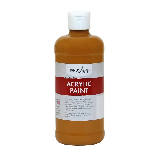 Acrylic Paint 16 oz, Raw Sienna, Pack of 3 {2}