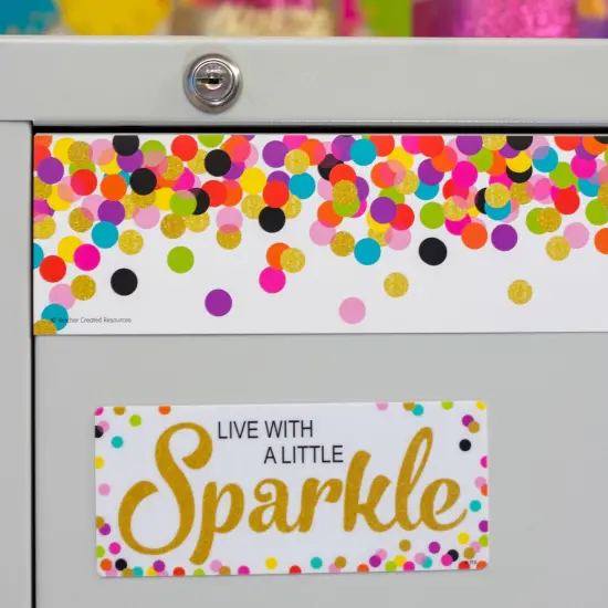 Confetti Straight Border Trim, 35 Feet Per Pack, 6 Packs {4}