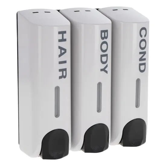 7Penn 3 Chamber Shower Dispensers - Soap and Shampoo Dispenser for Shower {1}