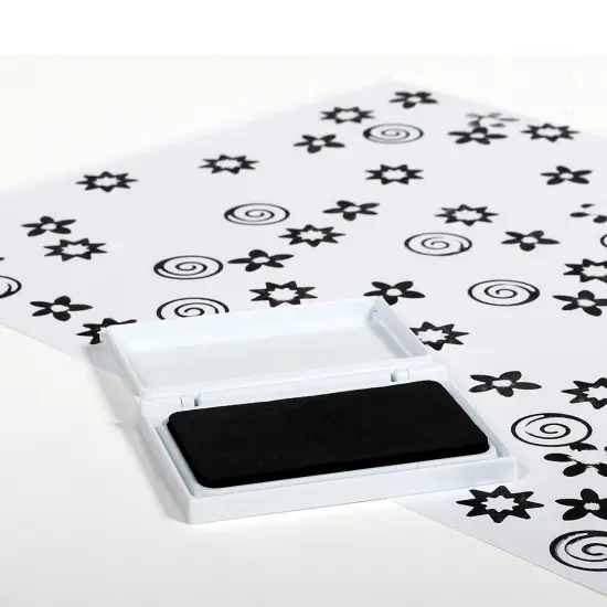 Washable Stamp Pad - Black - Pack of 6 {5}