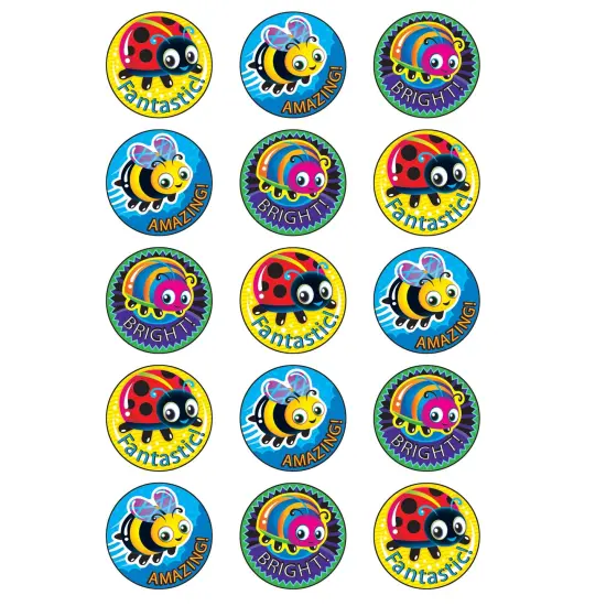 Bug Buddies/Orchard Stinky Stickers&reg;, 60 Per Pack, 6 Packs {3}