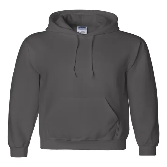 Gildan&reg; DryBlend Crew Neck Long Sleeve Hooded Sweatshirt Charcoal {2}