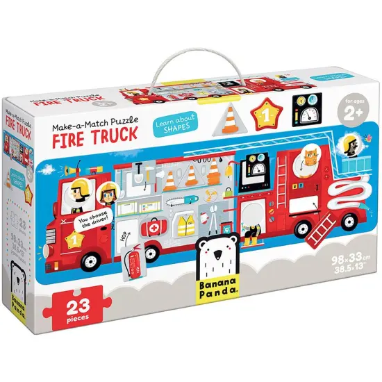Make-a-Match Puzzle Fire Truck {1}