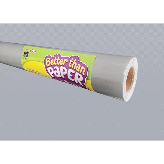 Gray Better Than Paper Bulletin Board Roll, 4' x 12', Pack of 4 {4}