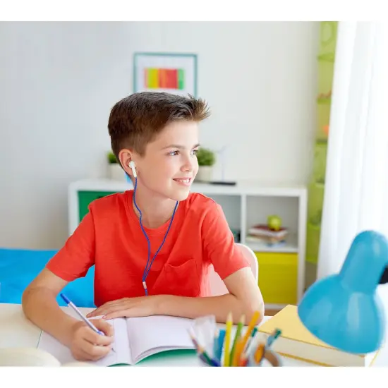 Skooob Tangle Free Earbud Covers - Light Pink/White, Pack of 20 {3}