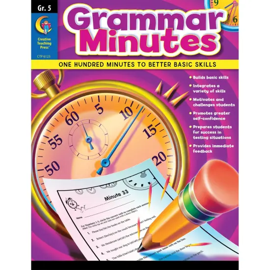 Grammar Minutes Workbook, Grade 5 {1}