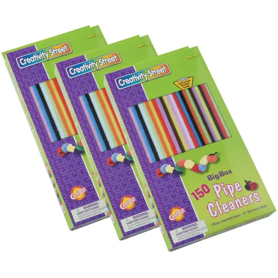 Stem Variety Pack, Big Box, 12" x 6 mm, 150 Pieces Per Pack, 3 Packs {1}