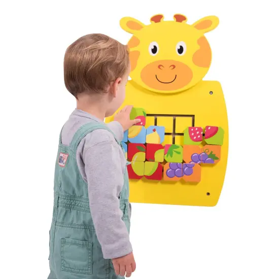 Giraffe Activity Wall Panel - 18m+ - Toddler Activity Center {4}