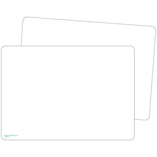 Double-Sided Premium Blank Dry Erase Boards, Pack of 10 {1}